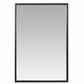 Ricki&Aposs Rugs Bali Modern Rectangle Wall Mirror Gray - 30 in. RI2522615